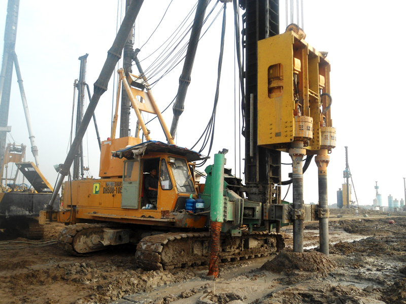 Figure 2. Soil cement pile by Jet grouting in Lang - Hoa Lac high ...